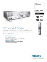 Philips DVD VCR Combo DVP3345V User manual