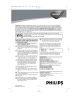 Philips XX-VR150/58 User manual