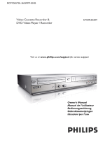 Philips DVD Recorder DVDR3320V User manual