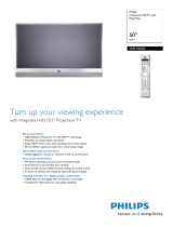 Philips Projection Television 50PL9200D User manual