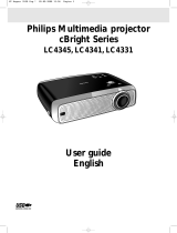 Philips Projector LC4341 User manual