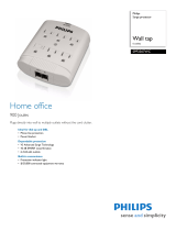 Philips Surge Protector SPP2307WC User manual