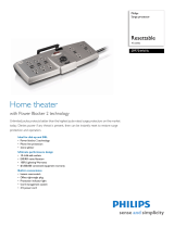 Philips Surge Protector SPP7344WA User manual