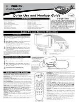 Philips 24-COLOR TV REAL FLAT FRENH OSD 24PT633F - User manual