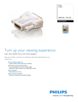 Philips TV Video Accessories SWV3459W User manual