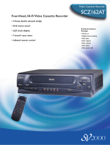 Philips VCR SCZ162AT User manual