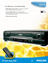 Philips VCR V R 110 User manual