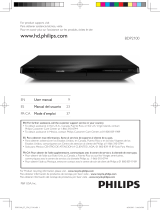 Philips Blu-ray Player BDP2100/F7 User manual