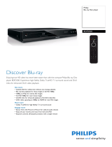 Philips Blu-ray Player BDP2500 User manual