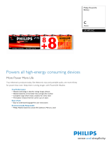 Philips Battery Charger LR14PB4C User manual