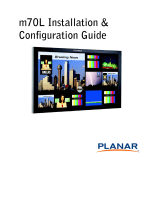 Planar M70L User manual