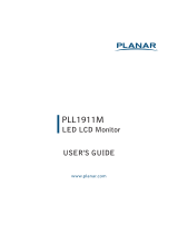 Planar Car Video System PL1911M User manual