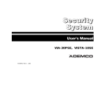 ADEMCO Security System VISTA-10SE User manual