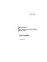 Planar EL640.480-AF1 User manual