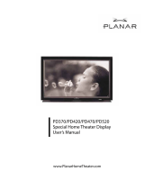 Planar DVD Player PD370 User manual