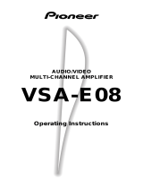 Pioneer VSA-E08 User manual
