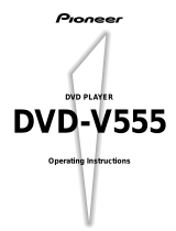 Pioneer TV DVD Combo DVD-V555 User manual