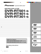 Pioneer DVD VCR Combo DVR-RT501-s User manual
