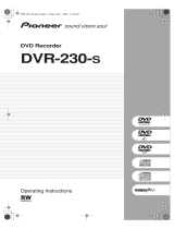 Pioneer DVR DVR-230-s User manual