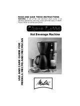 Melitta Coffeemaker MECM1 User manual