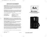 Melitta Mill & Brew MEMB1B, Mill & Brew MEMB1W User manual