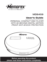 Memorex MD6459 User manual