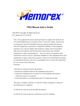 Memorex Mouse PS/2 User manual