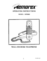 Memorex Telephone MPH602 User manual