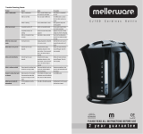 Mellerware Coffeemaker CJ100 User manual
