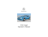 Mercedes-Benz 2001 clk-class coupe User manual