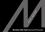 Meridian Audio Music Mixer 568 User manual