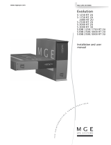 MGE UPS Systems S EXB 2500 User manual