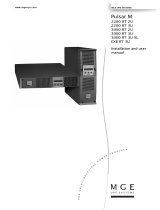 MGE UPS Systems 3000 RT 2U User manual