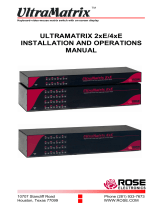Rose electronic Switch ULTRAMATRIX 4xE User manual
