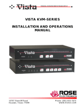 Rose electronic Vista KVM-4UPH User manual