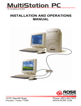 Rose electronic Personal Computer MultiStation User manual