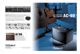 Roland Musical Instrument Amplifier AC-60 User manual