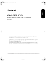 Roland EM-55 User manual