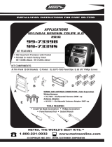 Metra Appliance Trim Kit 99-7339S User manual