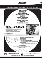 Metra Electronics Car Stereo System 95-7951 User manual