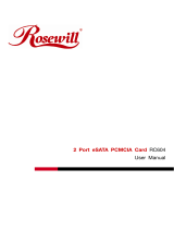 Rosewill RC604 User manual