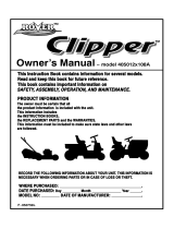 Rover Clipper 385002X108A User manual
