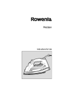 Rowenta Precision User manual