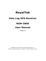 RoyalTek GPS Receiver RGM-3800 User manual