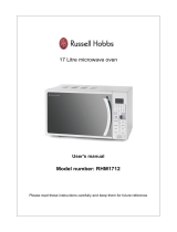 Russell Hobbs Microwave Oven RHM1712 User manual