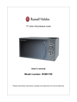 Russell Hobbs Microwave Oven RHM1709 User manual