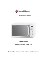 Russell Hobbs Microwave Oven RHM1710 User manual