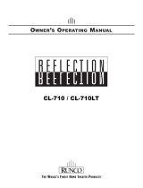 Runco Reflection CL-710 User manual