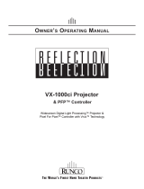 Runco REFLECTION VX-1000CI User manual