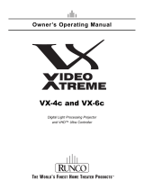 Runco Video Xtreme VX-6c User manual